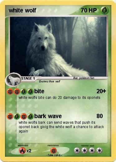 Pokemon white wolf