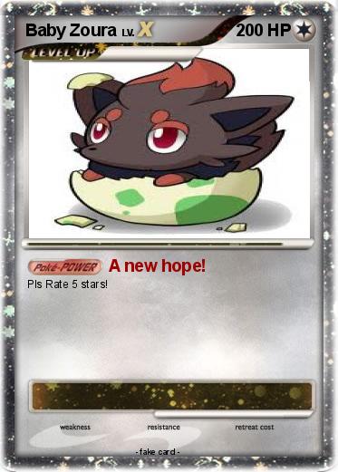 Pokemon Baby Zoura