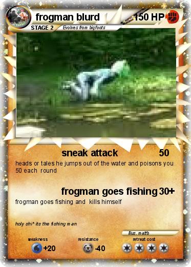 Pokemon frogman blurd