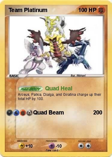 Pokemon Team Platinum