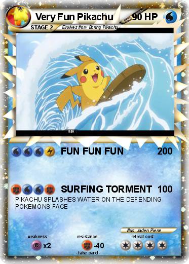 Pokemon Very Fun Pikachu