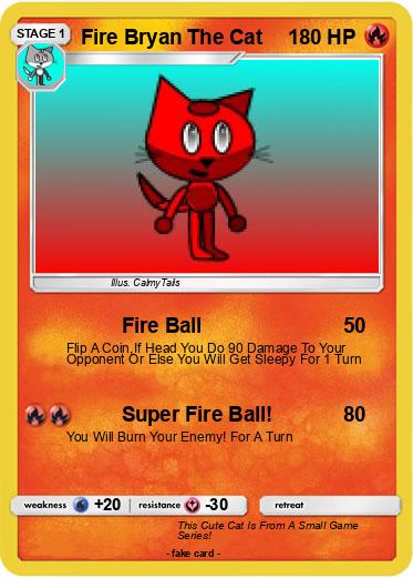 Pokemon Fire Bryan The Cat