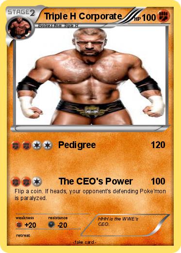 Pokemon Triple H Corporate