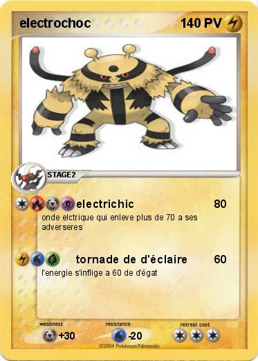 Pokemon electrochoc