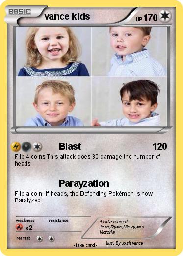 Pokemon vance kids