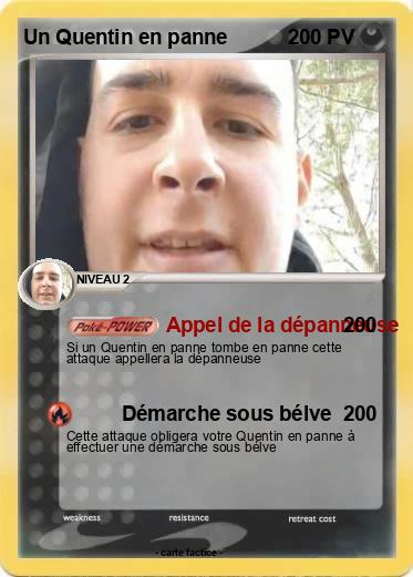 Pokemon Un Quentin en panne