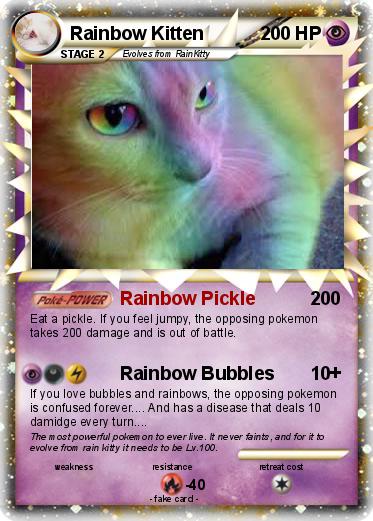 Pokemon Rainbow Kitten