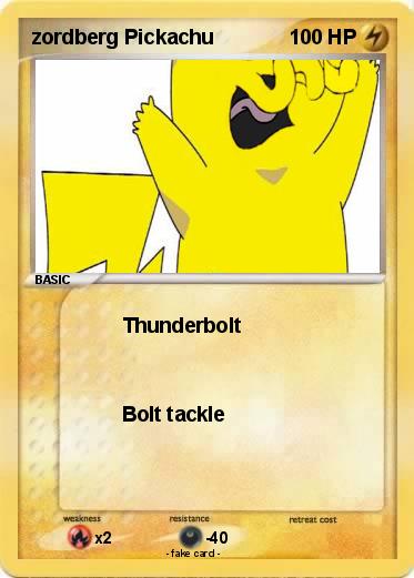 Pokemon zordberg Pickachu