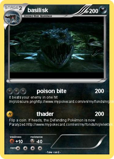 Pokemon basilisk