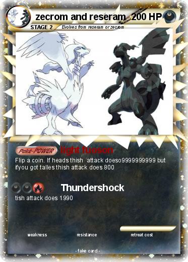 Pokemon zecrom and reseram