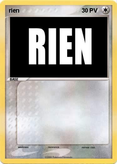 Pokemon rien