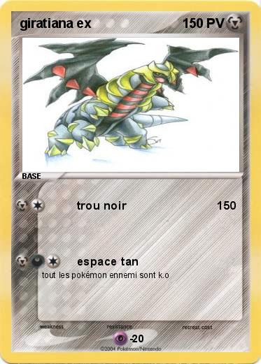 Pokemon giratiana ex
