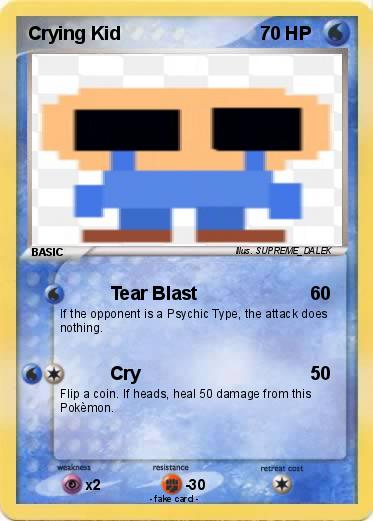 Pokemon Crying Kid