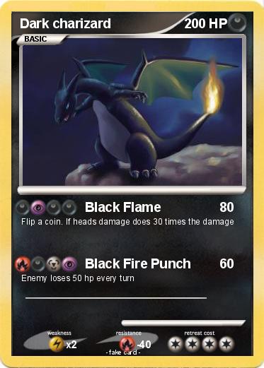 Pokemon Dark charizard