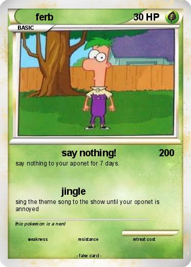 Pokemon ferb
