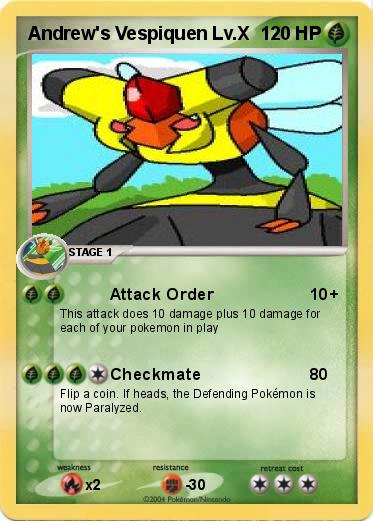 Pokemon Andrew's Vespiquen Lv.X