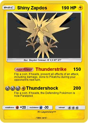 Pokemon Shiny Zapdos
