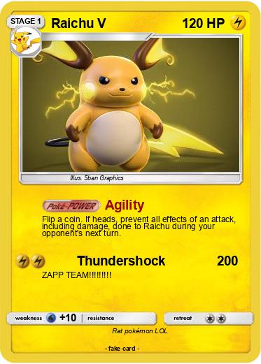 Pokemon Raichu V