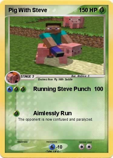 Pokemon Pig With Steve