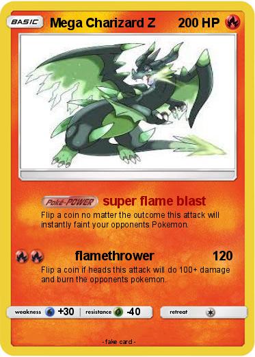 Pokemon Mega Charizard Z