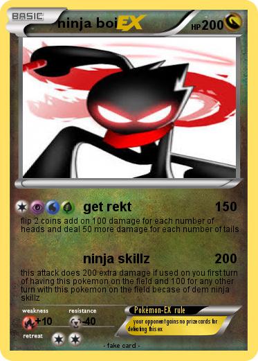 Pokemon ninja boi