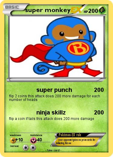 Pokemon super monkey