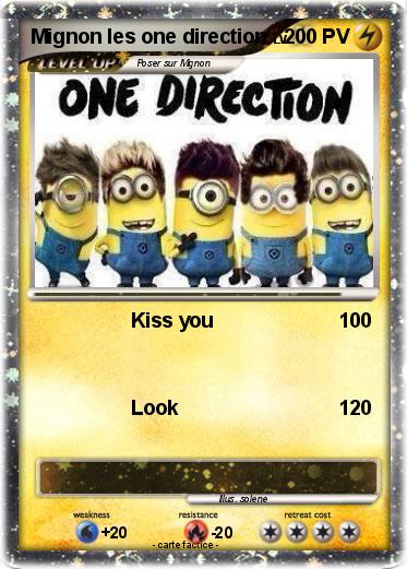 Pokemon Mignon les one direction