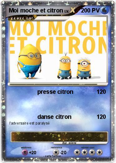 Pokemon Moi moche et citron