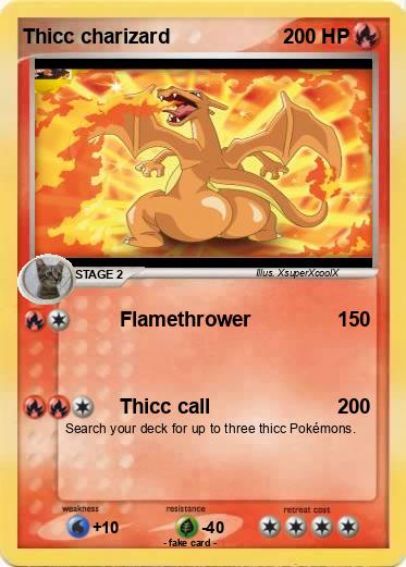 Pokemon Thicc charizard