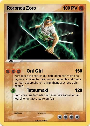 Pokemon Roronoa Zoro