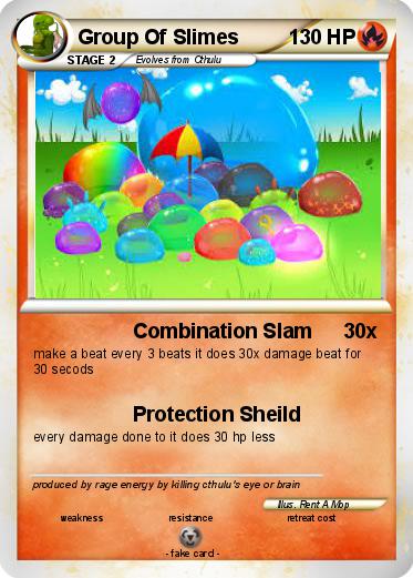 Pokemon Group Of Slimes