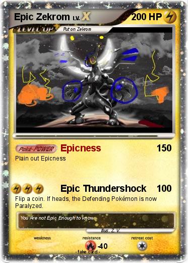 Pokemon Epic Zekrom