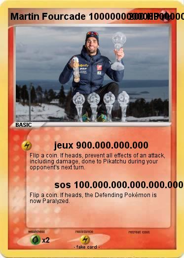 Pokemon Martin Fourcade 100000000000000000000000