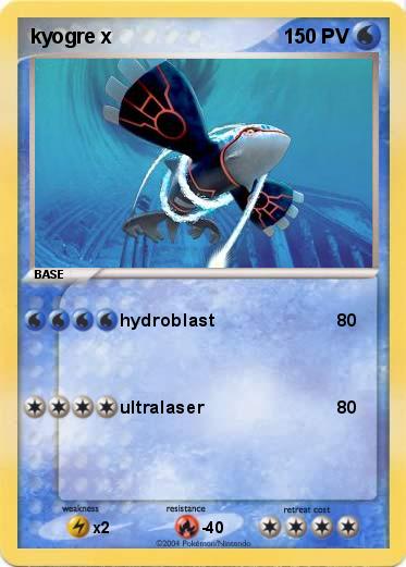 Pokemon kyogre x