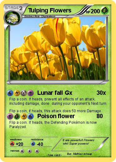 Pokemon Tulping Flowers