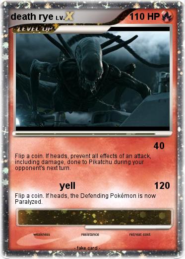 Pokemon death rye