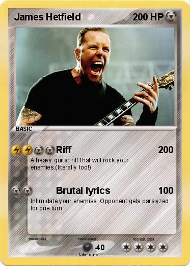 Pokemon James Hetfield