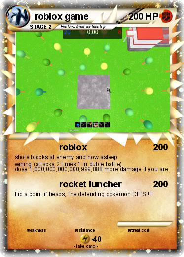Pokemon roblox game
