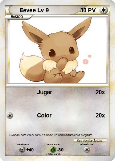 Pokemon Eevee Lv 9