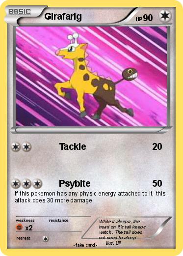 Pokemon Girafarig