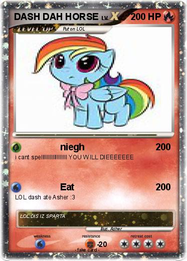 Pokemon DASH DAH HORSE