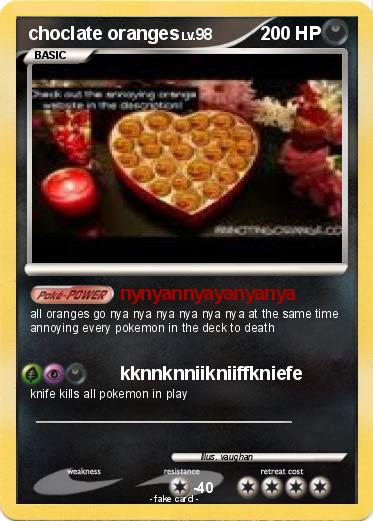 Pokemon choclate oranges