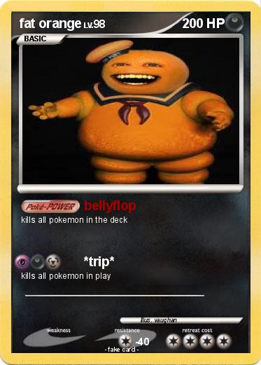Pokemon fat orange
