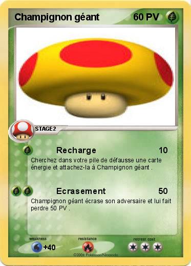Pokemon Champignon géant