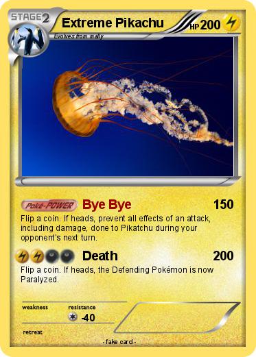 Pokemon Extreme Pikachu