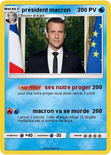 Pokemon président macron