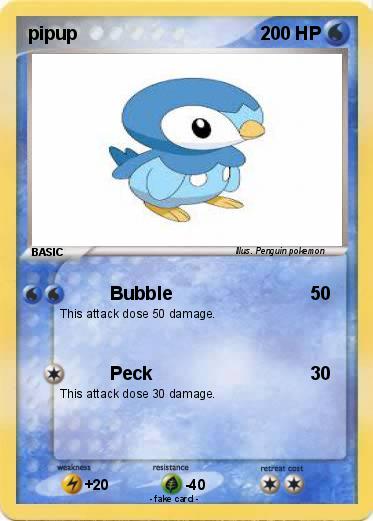 Pokemon pipup