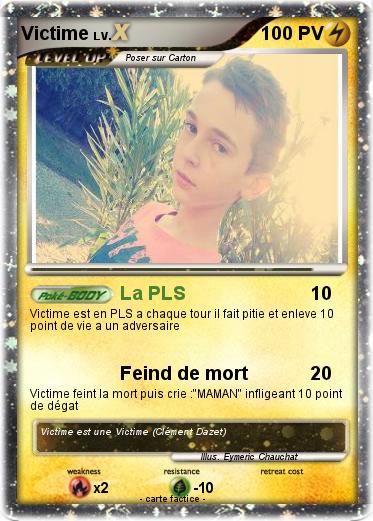 Pokemon Victime