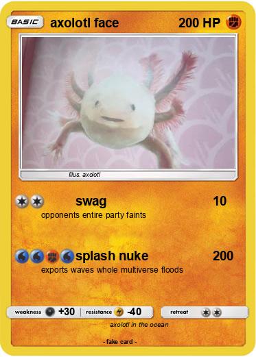 Pokemon axolotl face