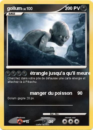 Pokemon gollum